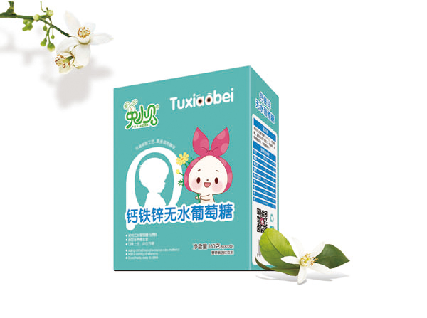 兔小貝鈣鐵鋅無(wú)水葡萄糖 盒裝