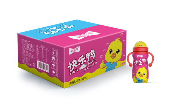 興生代快樂鴨果奶味飲品 原味紅色 .jpg