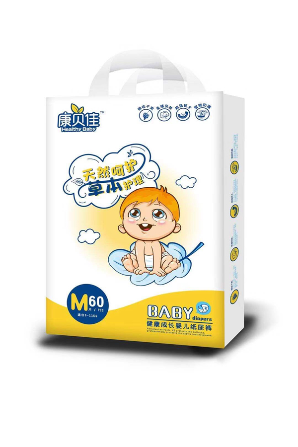 康貝佳健康成長嬰兒紙尿褲M60