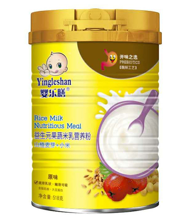 嬰樂膳益生元果蔬米乳營(yíng)養(yǎng)粉原味 山楂麥芽+小米