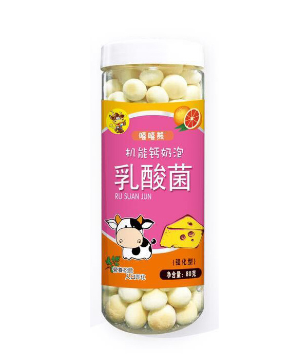 嘻嘻熊機能鈣奶泡80g-乳酸菌