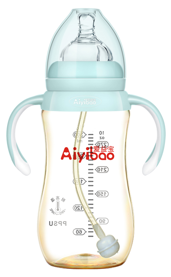 ���挚���ڻ����б��Ԅ�(d��ng)PPSU��ƿ300ml �{(l��n)ɫ