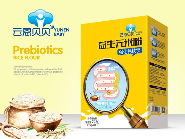 云恩貝貝益生元米粉-強化鈣鐵鋅