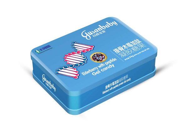 谷香寶貝接骨木莓加肽凝膠糖果