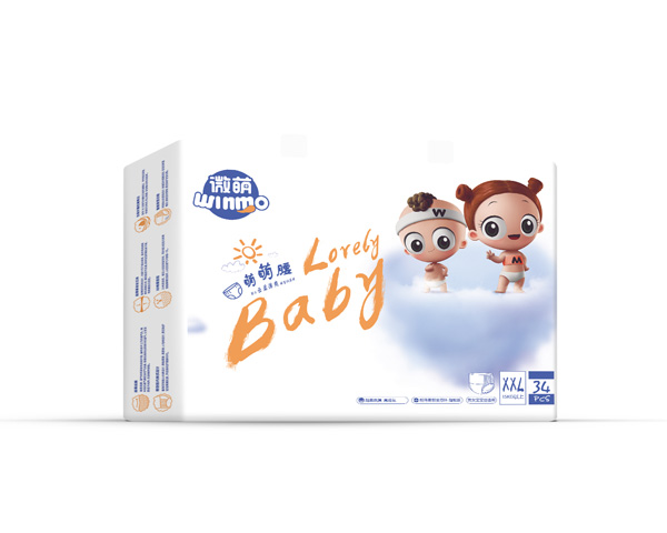 微萌萌萌腰嬰兒云柔薄爽成長褲XXL34