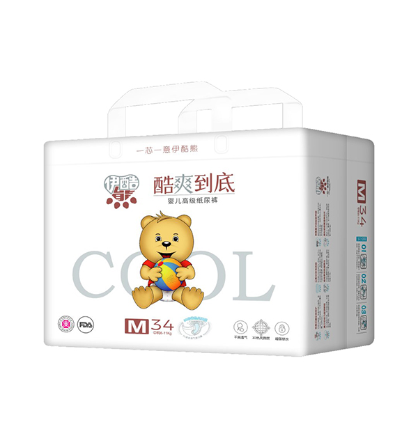 伊酷熊嬰兒高級(jí)紙尿褲M34