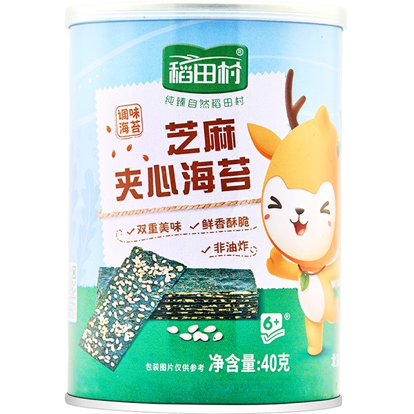 稻田村夾心海苔-芝麻