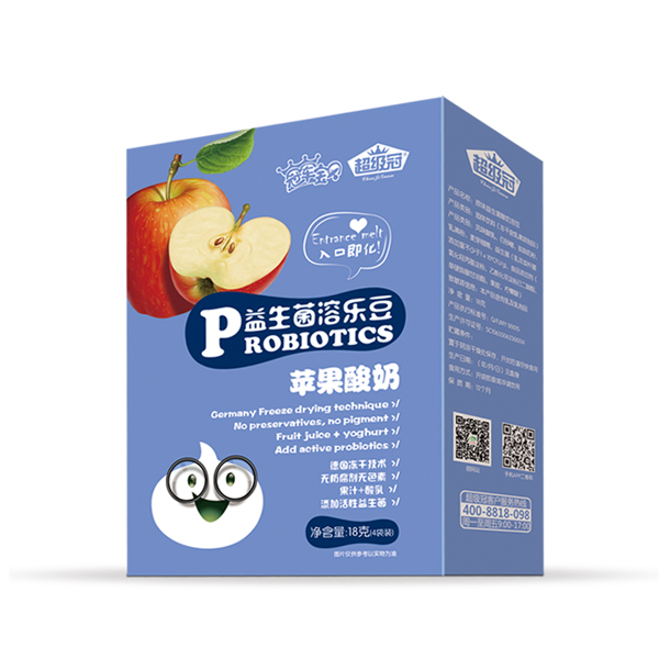 超級冠益生菌溶樂豆(蘋果酸奶)