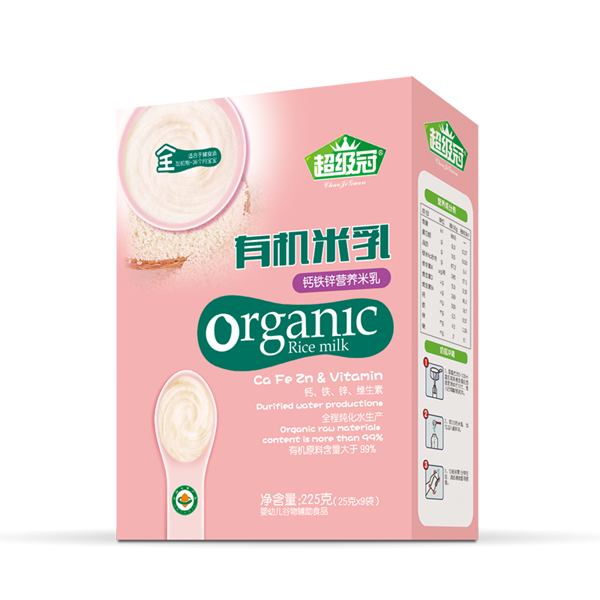 超級冠鈣鐵鋅有機營養(yǎng)米乳