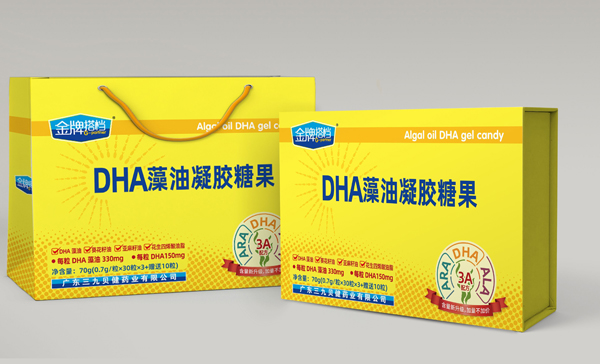 金牌搭檔藻油DHA凝膠糖果禮盒裝