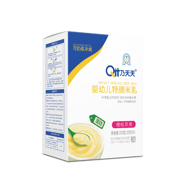 乃天天益櫻桃蘋(píng)果特膳米乳