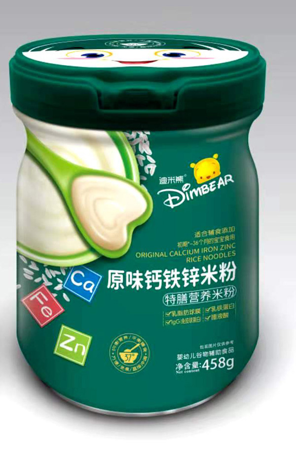 迪米熊原味鈣鐵鋅特膳營養(yǎng)米粉