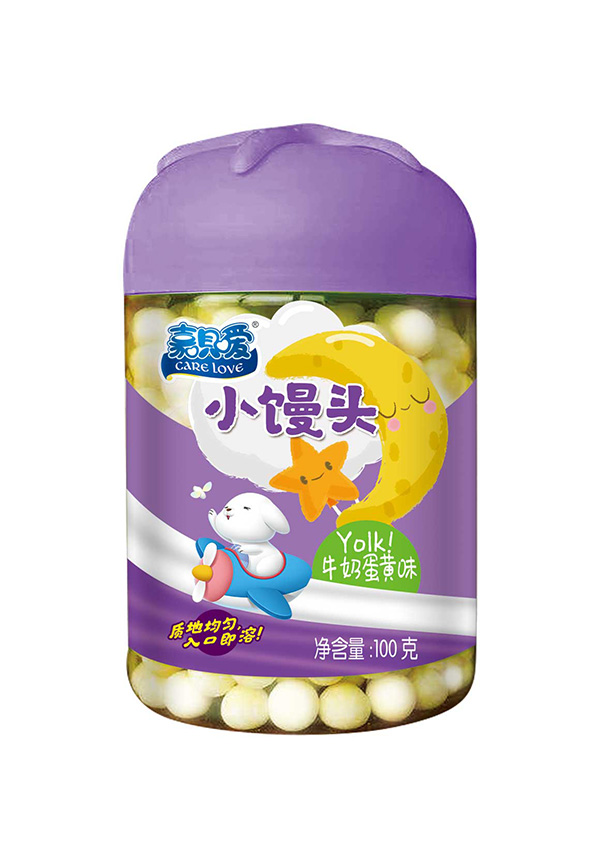 嘉唄噯小饅頭 牛奶蛋黃味