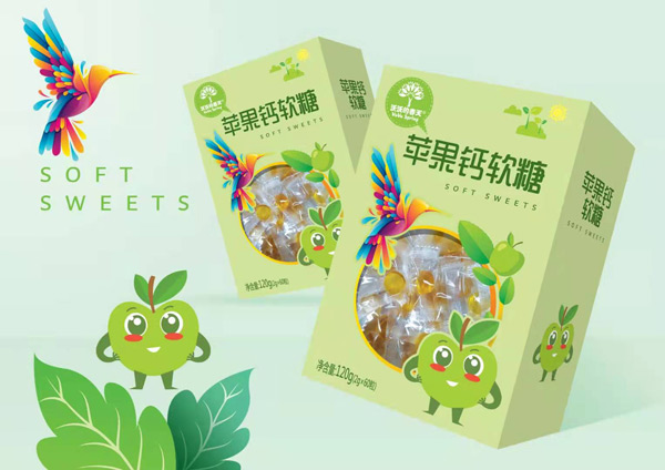 沃沃的春天蘋(píng)果鈣軟糖