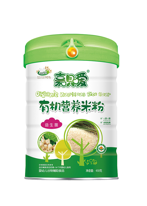 嘉唄噯有機(jī)營(yíng)養(yǎng)米粉聽(tīng)裝 益生菌