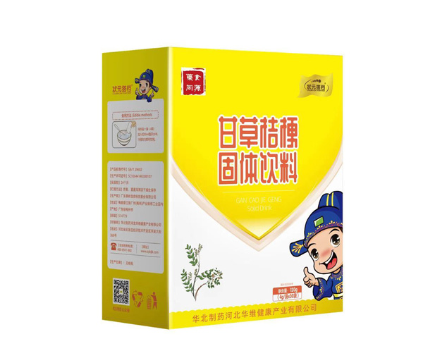 狀元搭檔甘草桔梗固體飲料豎盒