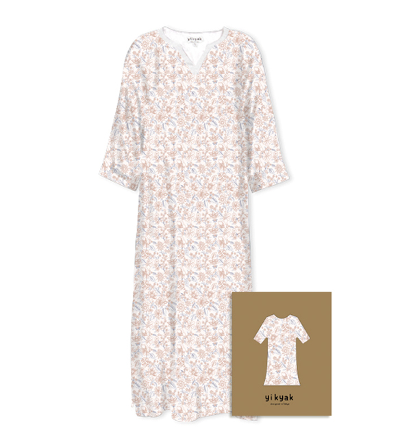 yikyak孕婦裝家居服睡裙(成人款) 花海.jpg