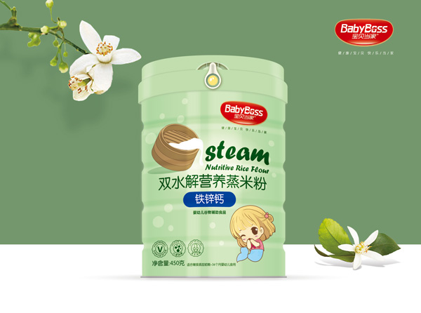 寶貝當(dāng)家鐵鋅鈣雙水解營(yíng)養(yǎng)蒸米粉 聽(tīng)裝