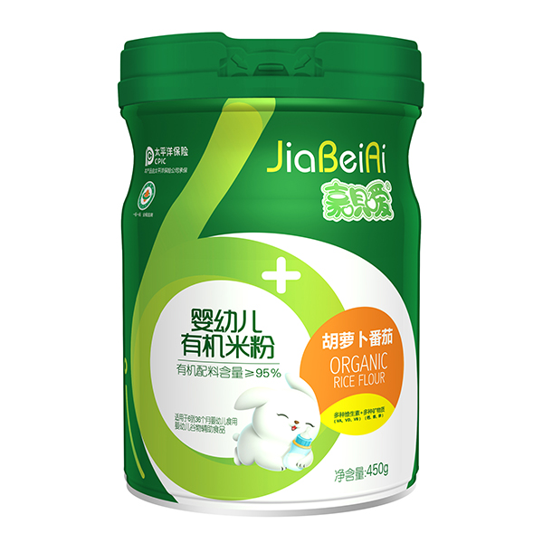 嘉唄噯嬰幼兒有機(jī)米粉 胡蘿卜番茄
