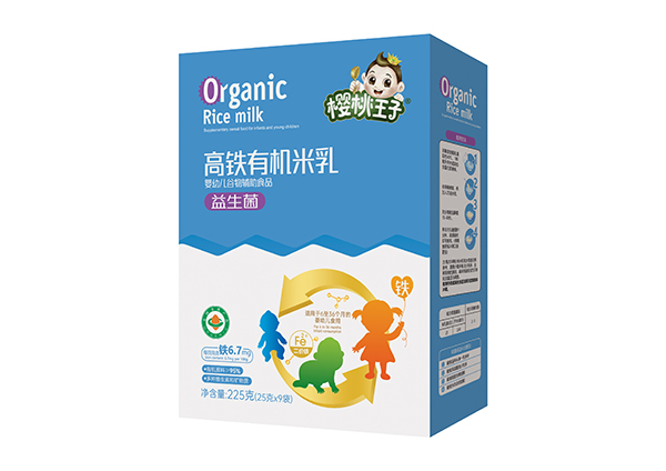 櫻桃王子高鐵有機(jī)米乳 益生菌 盒裝