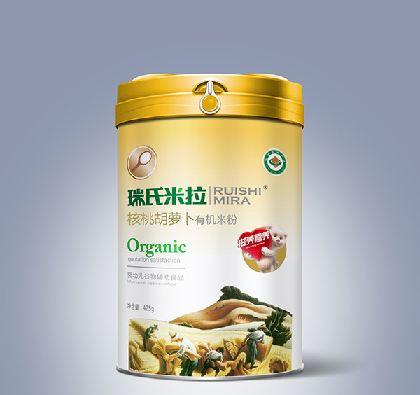 瑞氏米拉核桃胡蘿卜有機米粉425g