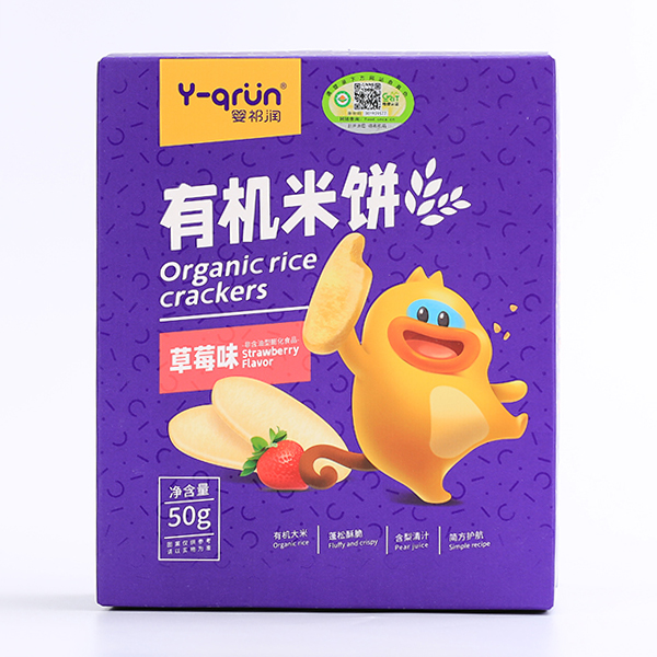 嬰祁潤(rùn)有機(jī)米餅-草莓味