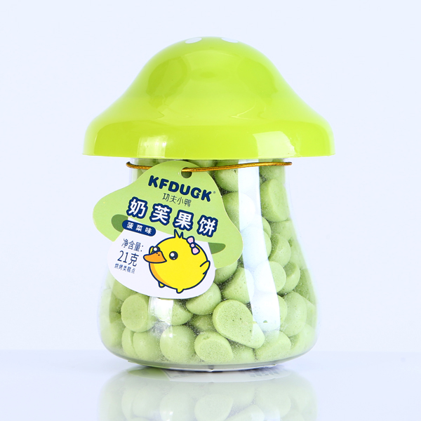 功夫小鴨奶芙果餅 菠菜味.jpg