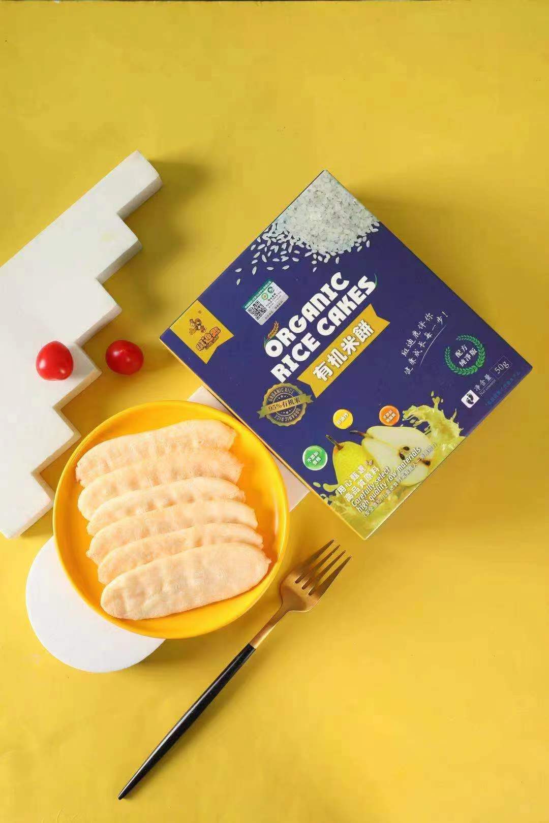 斑迪鹿有機米餅 雪梨味