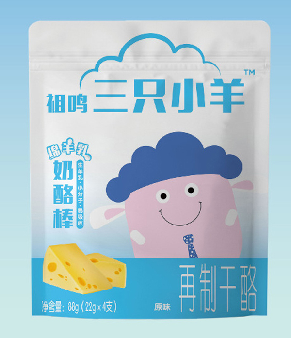 祖鳴三只小羊奶酪棒 原味