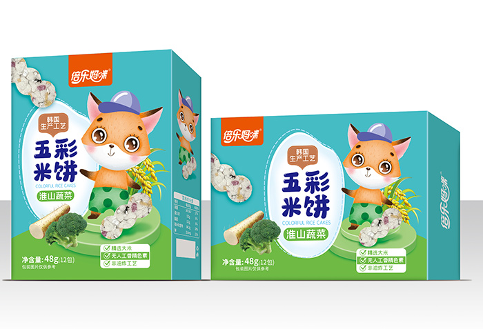 倍樂(lè)媽咪五彩米餅-淮山蔬菜味