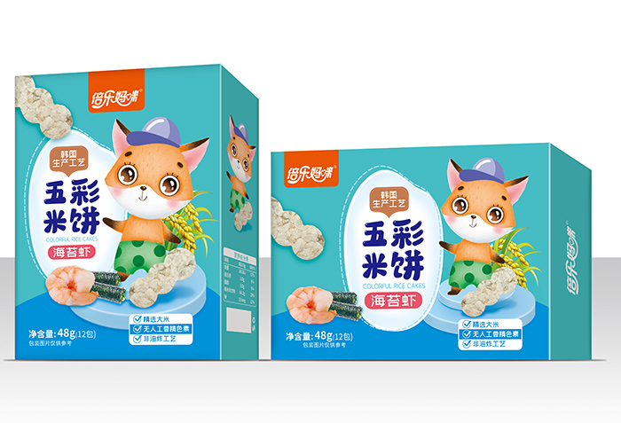 倍樂(lè)媽咪五彩米餅-海苔蝦味