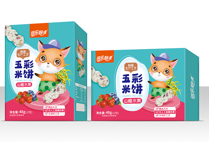 倍樂(lè)媽咪五彩米餅-山楂水果味