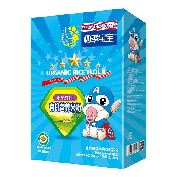四季寶寶有機營養(yǎng)米粉盒裝-小米淮山