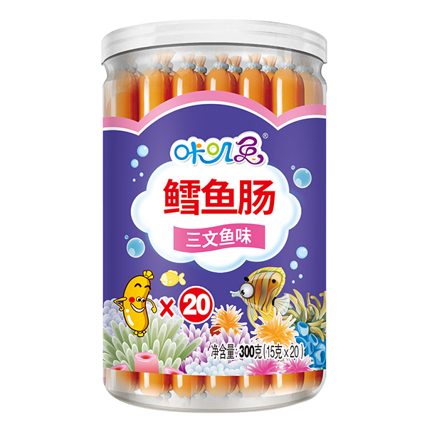 咔嘰兔罐裝鱈魚腸 三文魚味