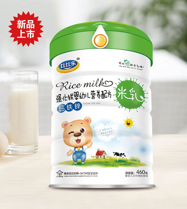 比比樂鈣鐵鋅營養(yǎng)配方米乳 聽裝