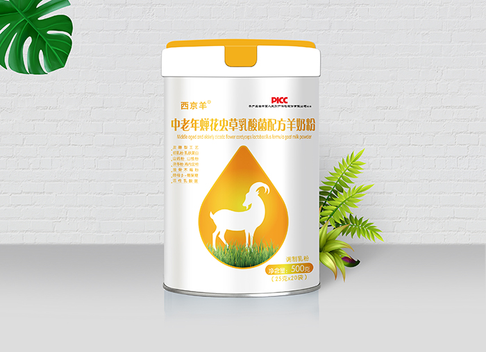 西京羊中老年蟬花蟲(chóng)草乳酸菌配方羊奶粉500克