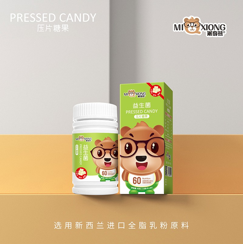 米奇熊益生菌壓片糖果