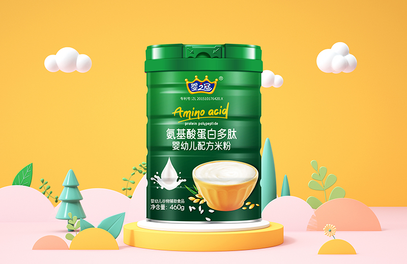 嬰之冠氨基酸蛋白多肽配方米粉 桶裝