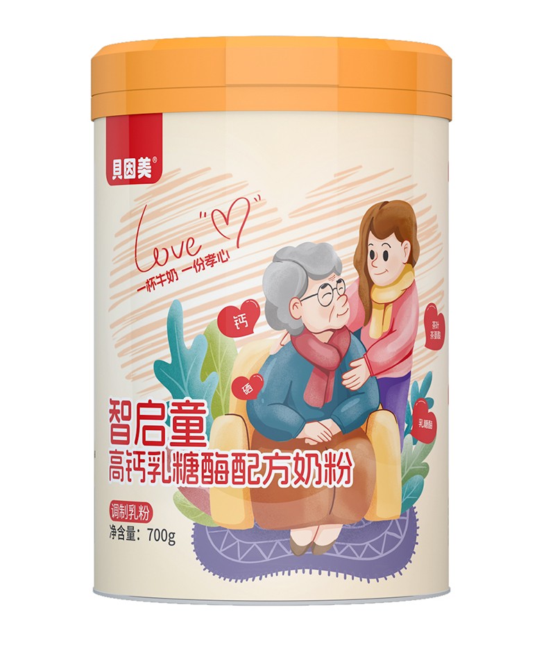 貝因美智啟童高鈣乳糖酶配方奶粉