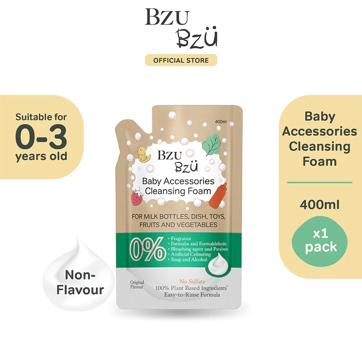 BZU BZU 嬰兒配件原裝潔面泡沫補充裝400毫升.jpg BZU BZU 嬰兒配件原裝潔面泡沫補充裝400毫升.jpg