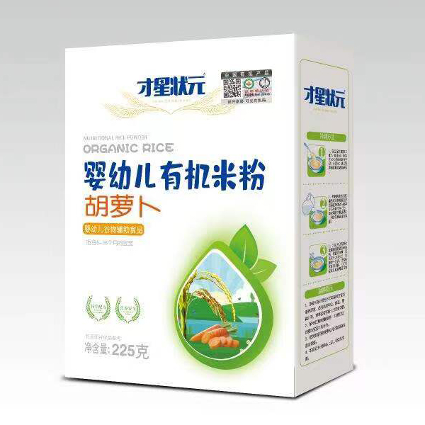 才星狀元嬰幼兒有機米粉-胡蘿卜