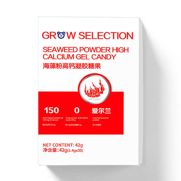 成長搭檔海藻粉高鈣凝膠糖果