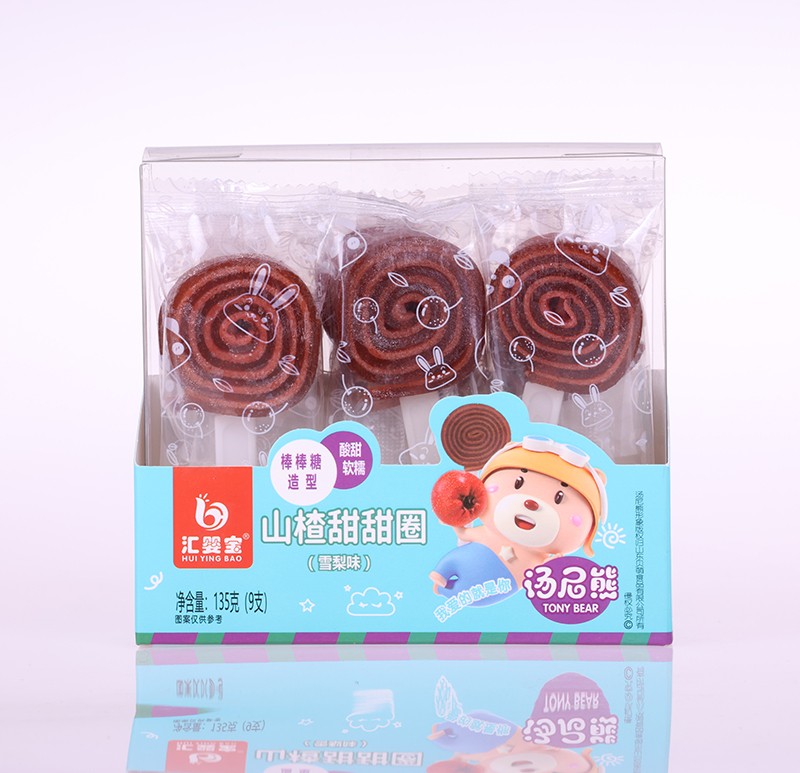 匯嬰寶棒棒糖造型山楂甜甜圈-雪梨味