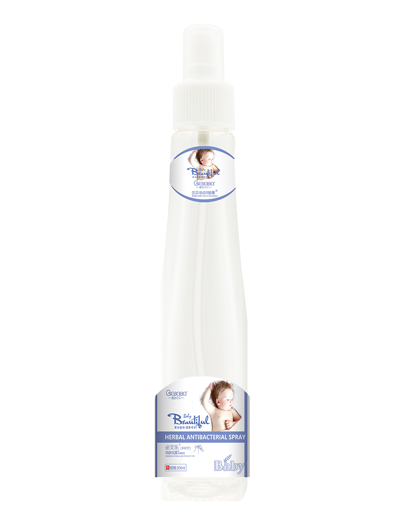 橙色貝貝必文樂純膚花露抑菌噴劑