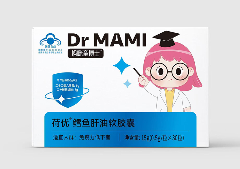 媽咪童博士荷優(yōu)鱈魚肝油軟膠囊