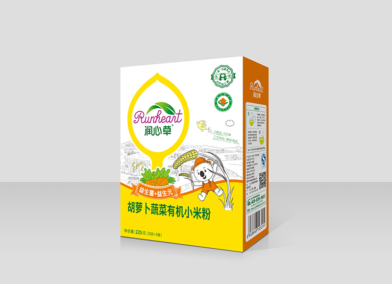 潤心草胡蘿卜蔬菜有機小米粉225克