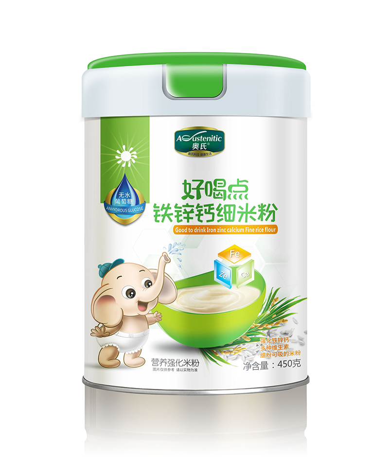 奧氏好喝點鐵鋅鈣細米粉450克