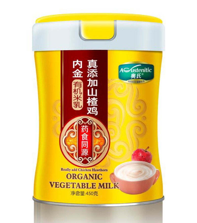 奧氏真添加山楂雞內金有機米乳450克