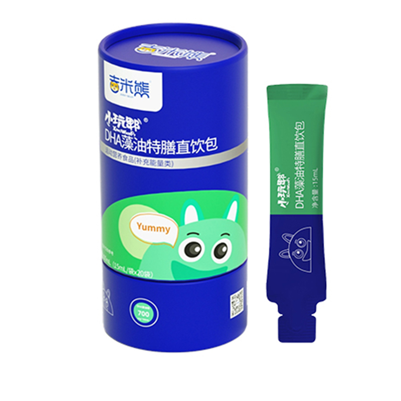 吉米熊小玩郫DHA藻油特膳直飲包