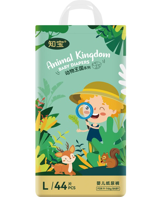 我懂寶寶動物王國紙尿褲L